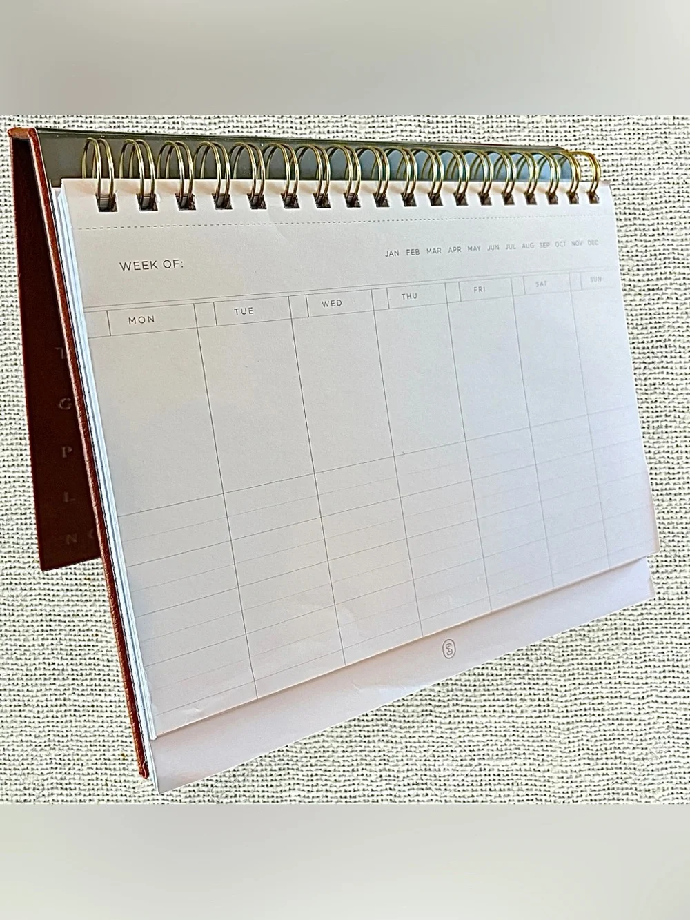 Fringe Weekly Desk Planner Calendar Organizer New
